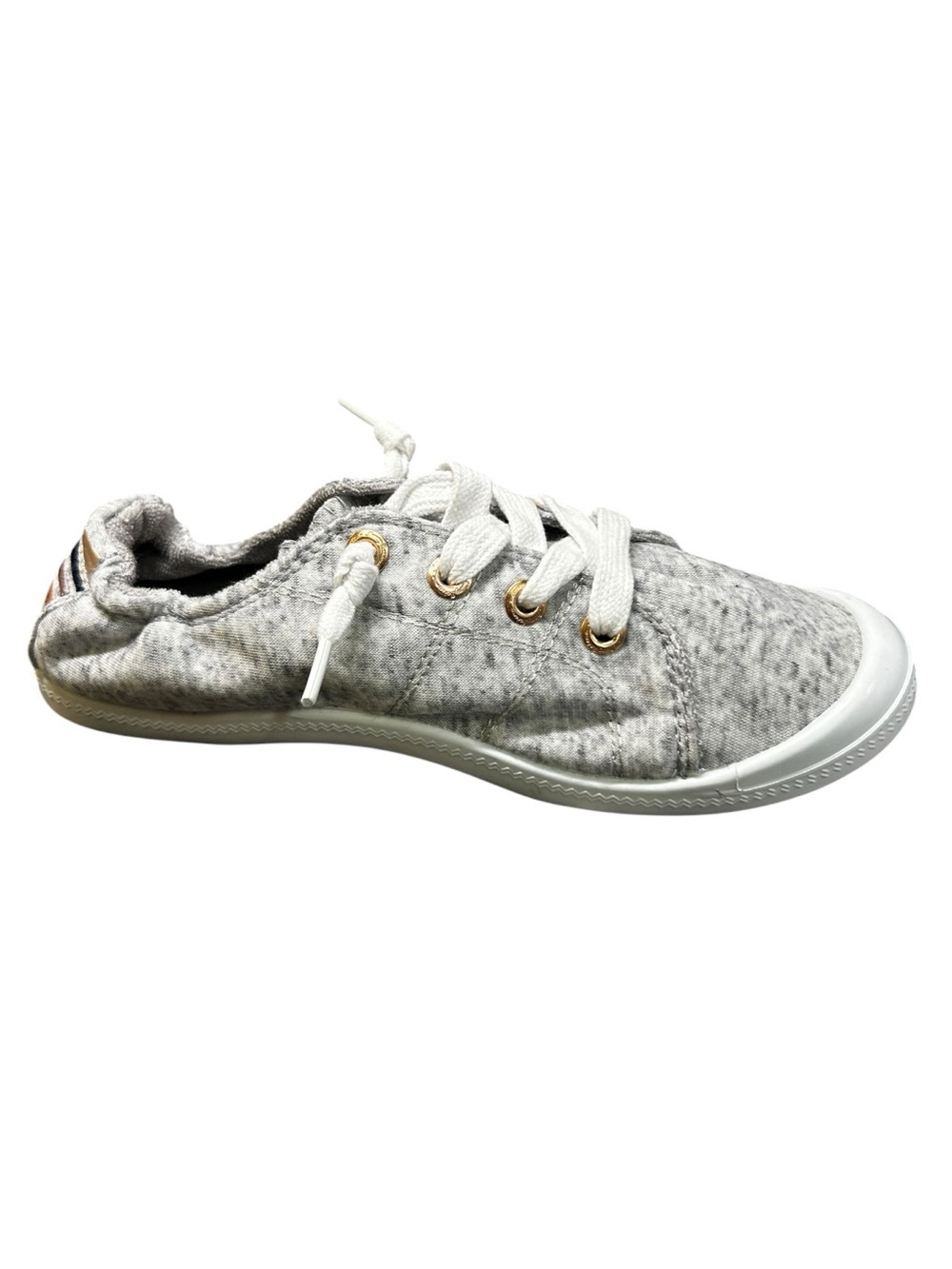 Tommy Bahama Women’s Size 7 Gray Memory Foam Flat Lace-Up Shoes
